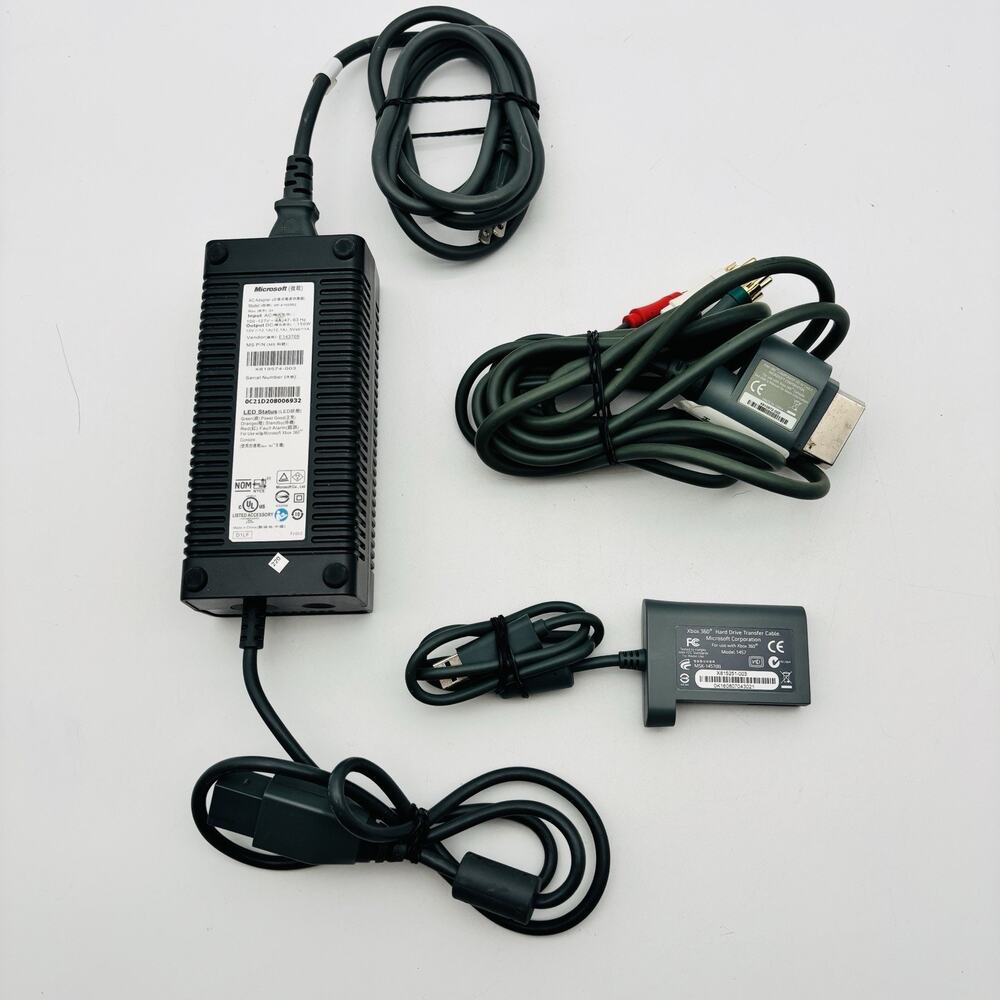 Microsoft HP-A1503R2 Xbox 360 150W Power Adapter X819574-003 Wired Cords Tested